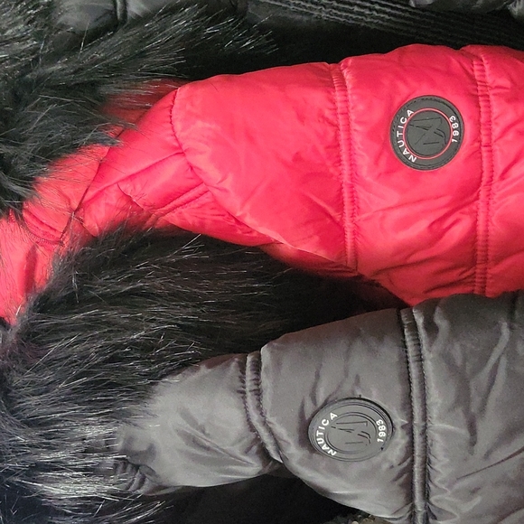 Nautica Jackets With Fur Detachable Hoods Last One Black XS New with Tags - Picture 10 of 15